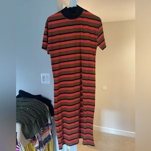 ASOS Striped Maxi Dress